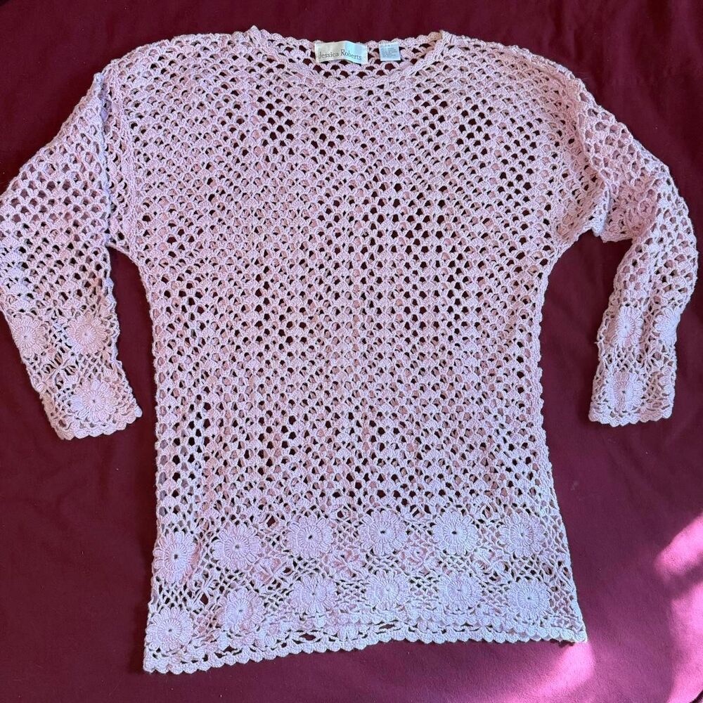 Women's Pink and Purple Jumper